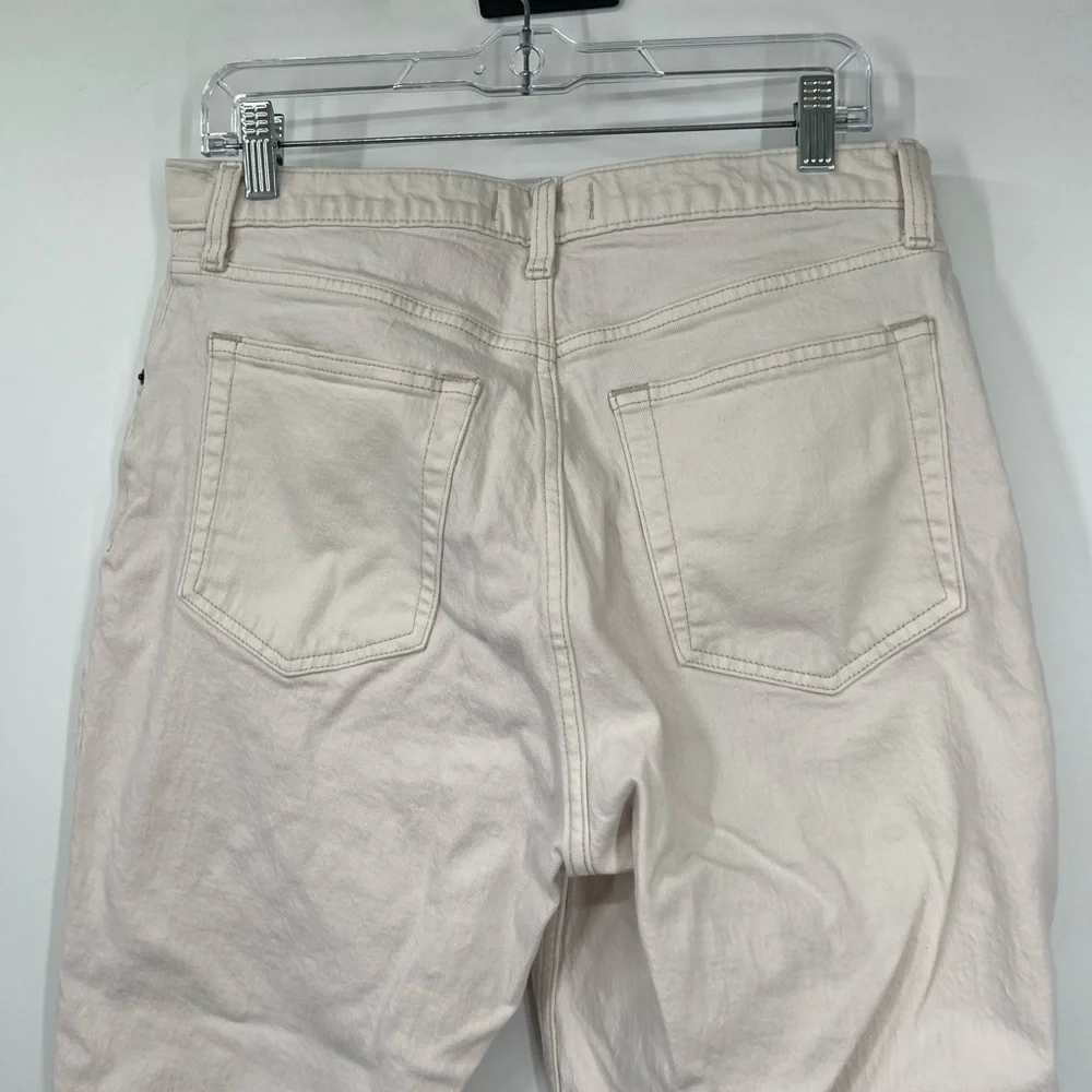 Abercrombie & Fitch Curve Love The Ankle Straight Jeans Ultra High Rise SHORT